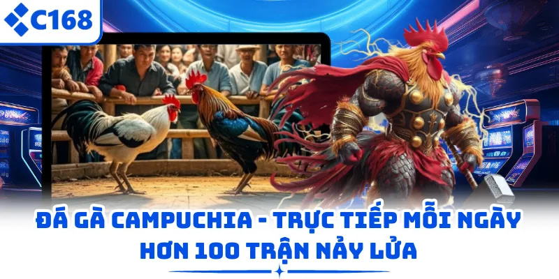 Đá Gà Campuchia - Trực Tiếp Mỗi Ngày Hơn 100 Trận Nảy Lửa